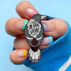 2 For Joy Enamel Pin