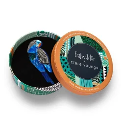 A Budgie Named Chirp Brooch