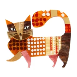 A Cat Named Purr Brooch