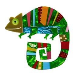 A Chameleon Named Pop Brooch