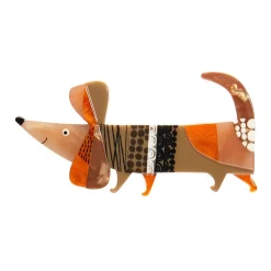 A Dachshund Named Bark Brooch