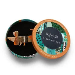 A Dachshund Named Bark Hair Clip Barrette