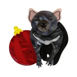 A Devilish Christmas Brooch