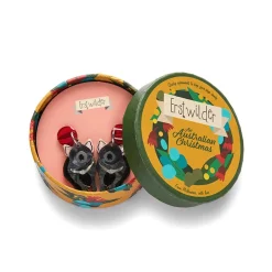 A Devilish Christmas Earrings