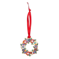 A Jolly Christmas Enamel Tree Ornament