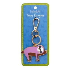 A Little Sluggish Enamel Key Ring