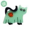 A Most Ghostly Kitty Brooch