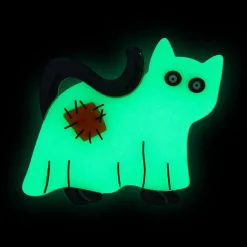 A Most Ghostly Kitty Brooch