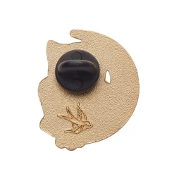 A Most Ghostly Owl Enamel Pin