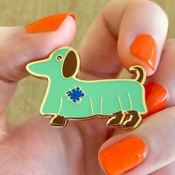 A Most Ghostly Pooch Enamel Pin