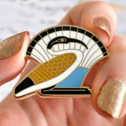 A Most Sacred Bird Ibis Enamel Pin