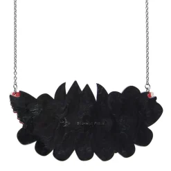 A Moth Amongst The Desert Peas Necklace