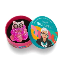 A Pooch Amongst The Pom Poms Mini Brooch