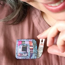 A Snail Named Whoosh Brooch