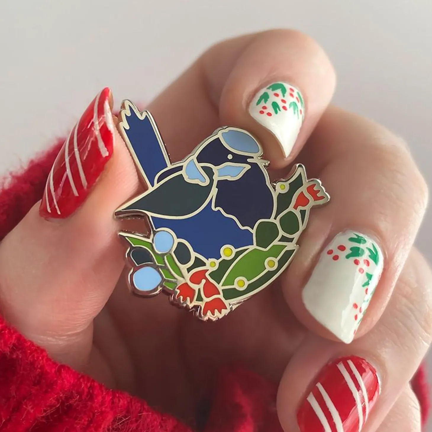 A Splendid Christmas Enamel Pin