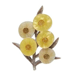 A Walk In The Wattle Brooch