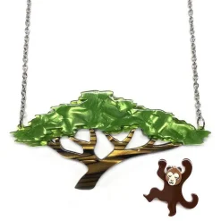 Acacia Escape Necklace And Mini Brooch Set