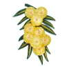 Acacia In Gold Brooch