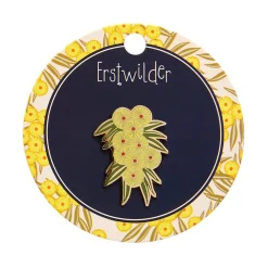 Acacia In Gold Enamel Pin