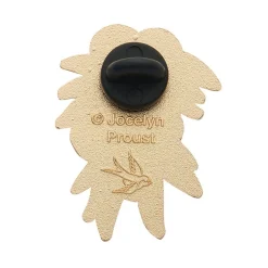 Acacia In Gold Enamel Pin