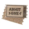 Admit One Ticket Brooch