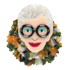 Adorned In Feathers Iris Brooch