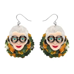 Adorned In Feathers Iris Drop Earrings