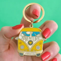 Adventure Awaits Enamel Key Charm