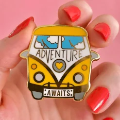 Adventure Awaits Enamel Pin