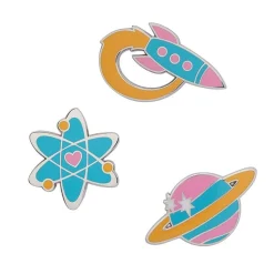 Adventurous Atom Enamel Pin