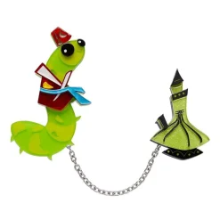 Advice From A Caterpillar Double Brooch
