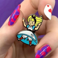 Alice Down The Rabbit Hole Enamel Pin