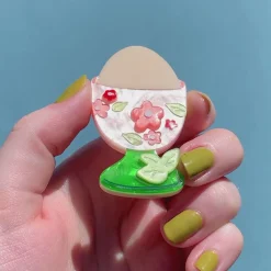 All Yolks Aside Brooch