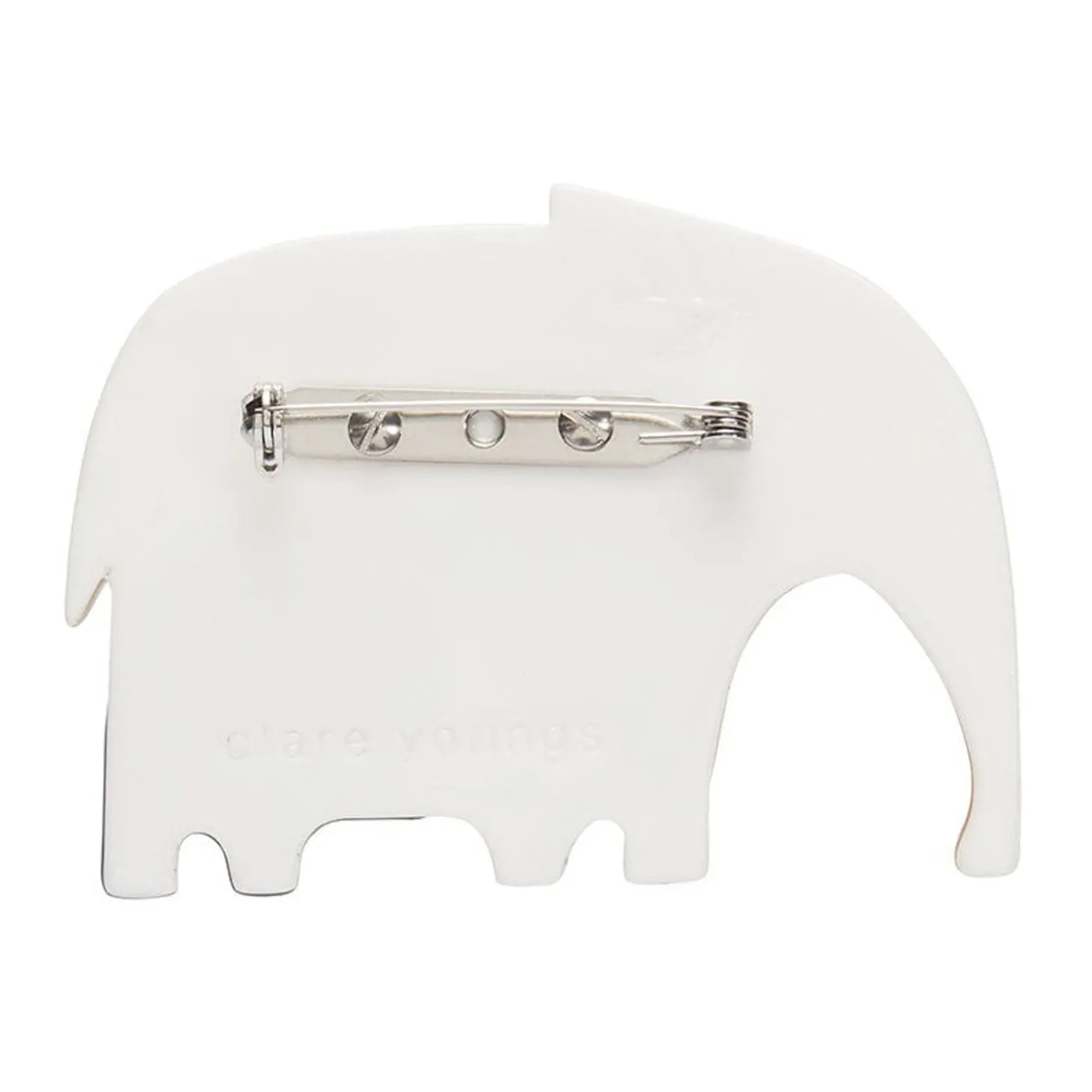 An Elephant Named Rumble Brooch