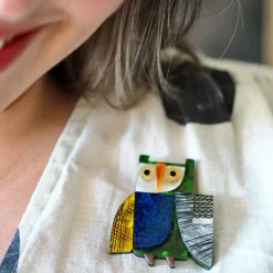 An Owl Named Hoot Brooch
