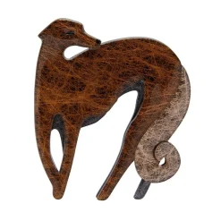 Autumnal Symphony Greyhound Brooch