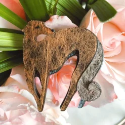 Autumnal Symphony Greyhound Brooch
