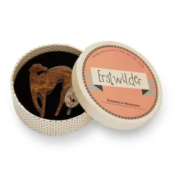 Autumnal Symphony Greyhound Brooch
