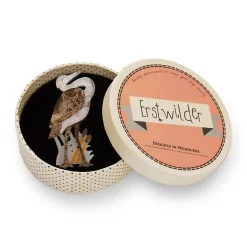Avian Adore Heron Brooch