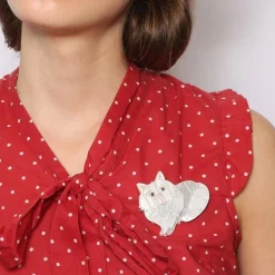 Babette Marie Cat Brooch