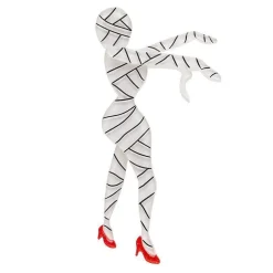 Bandaged Beauty Mummy Brooch