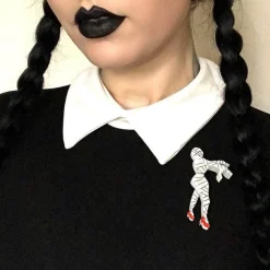 Bandaged Beauty Mummy Brooch