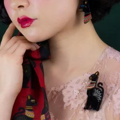 Bastet The Protector Brooch