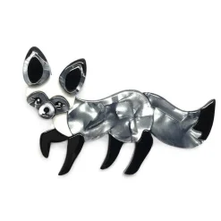 Bat-Eared Bestie Fox Brooch