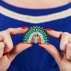Be A Peacock Enamel Pin