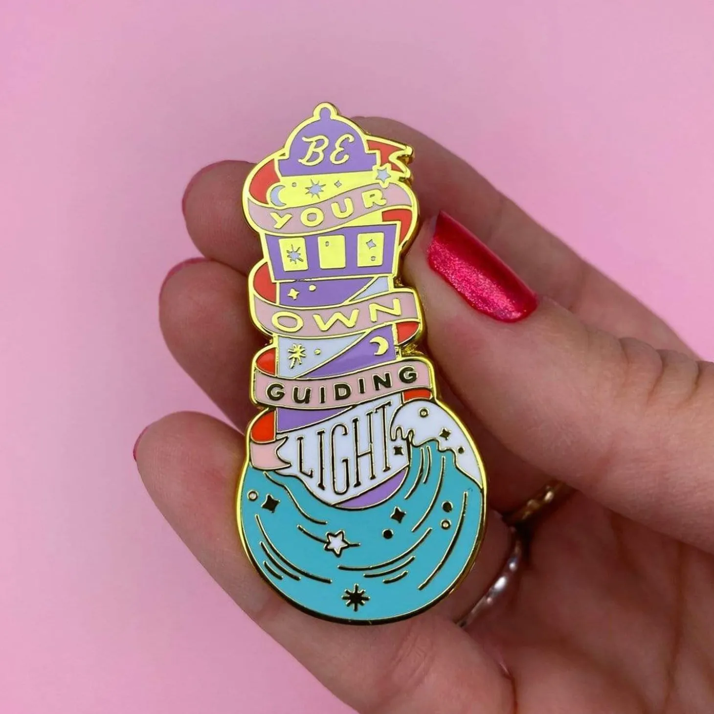 Be Your Own Guiding Light Enamel Pin