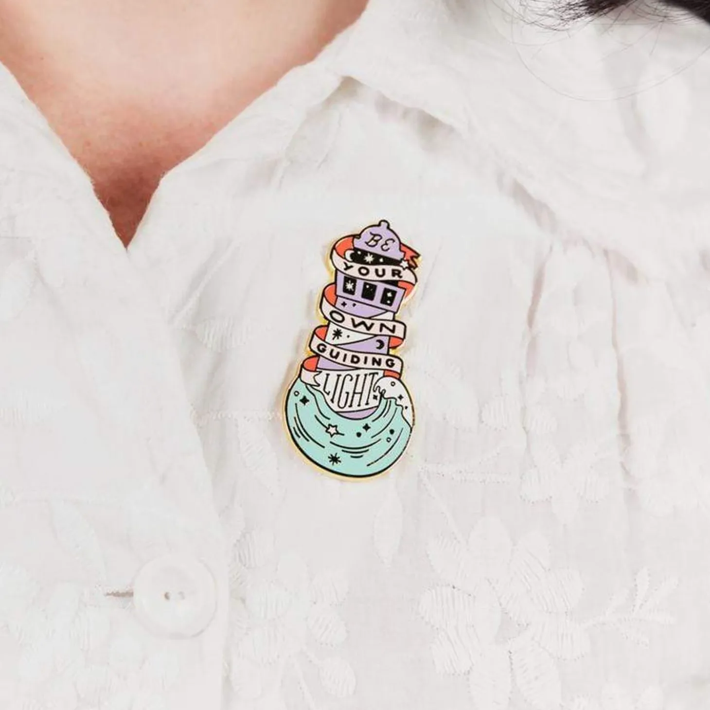 Be Your Own Guiding Light Enamel Pin