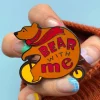 Bear With Me Enamel Pin