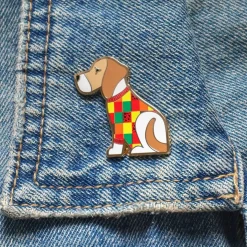 Beatrice Beagle Enamel Pin