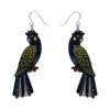 Bella The Black Cockatoo Drop Earrings